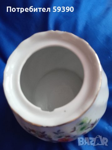 Захарница с дефекти и каничка на "Китка", снимка 7 - Сервизи - 39941642