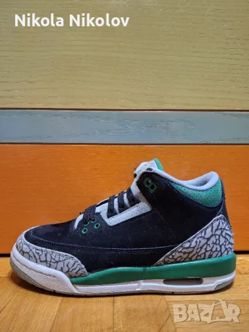 Jordan 3 Retro Pine Green, снимка 4 - Маратонки - 49453805