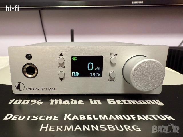 Pro-Ject Pre Box S2 Digital / DAC / Preamp / Headphone amp, снимка 15 - Ресийвъри, усилватели, смесителни пултове - 52478027