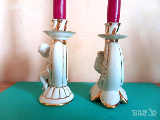 Страхотни Порцеланови Свещници, снимка 7 - Декорация за дома - 44430618