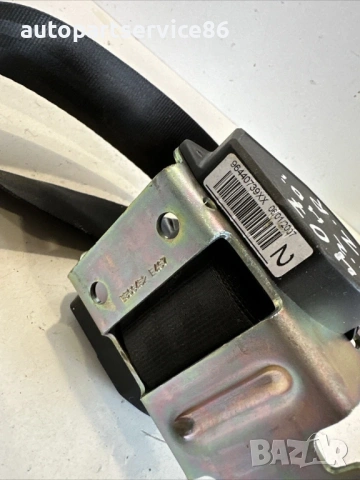 Заден дясен предпазен колан за Peugeot 407 2.2 HDI (2007) 96440739, снимка 2 - Части - 53734315