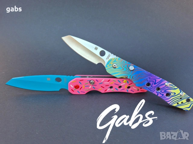 Сгъваем нож Spyderco C240 Smock,два цвята, снимка 13 - Ножове - 53476640