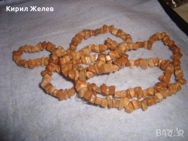 ВИНТИДЖ ГЕРДАН ХЕНД-МЕЙД от НАТУРАЛНИ ПОЛУСКЪПОЦЕННИ КАМЪНИ РЕТРО КОЛИЕ ОГЪРЛИЦА 26185, снимка 10 - Колиета, медальони, синджири - 36061178