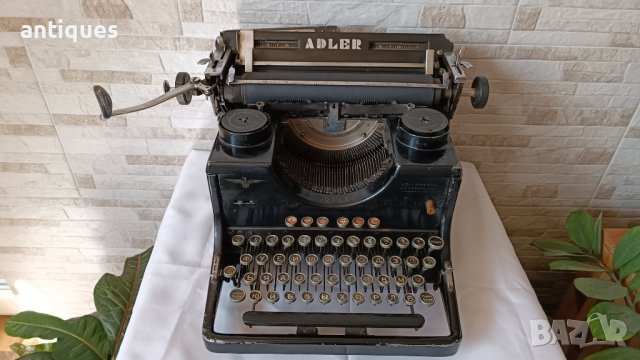 Стара пишеща машина Adler STANDART - Made in Germany - 1938 година - Антика, снимка 12 - Антикварни и старинни предмети - 41291960