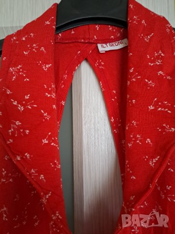 Нова лятна блуза потник с гол гръб размер М-L, снимка 2 - Потници - 41419446