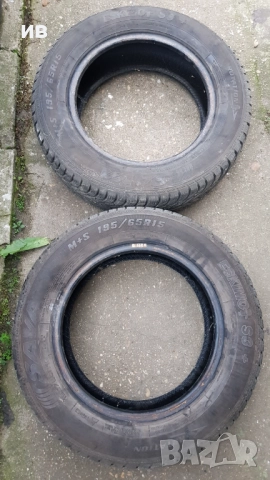 2 бр. зимни гуми Sava 195/65/15, снимка 2 - Гуми и джанти - 52828014