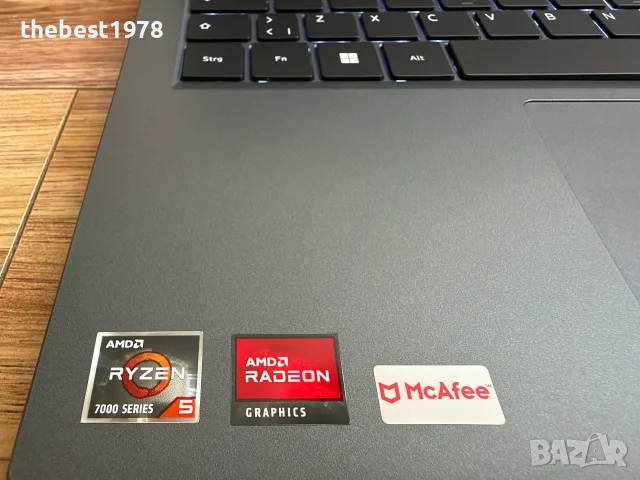 15.6 Medion Avantum`Ryzen 7430U/16GB RAM/256GB SSD/Full HD IPS/Батерия 12ч/Подсветка, снимка 2 - Лаптопи за работа - 56106767