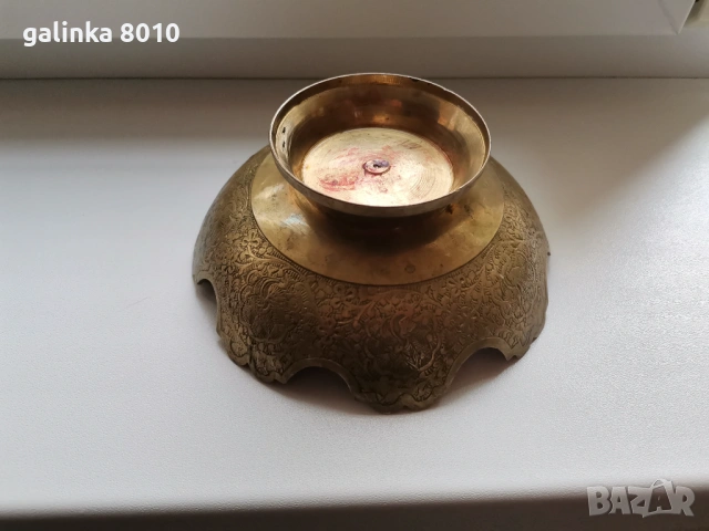 Стара бронзова бонбониерка, снимка 3 - Антикварни и старинни предмети - 53083158