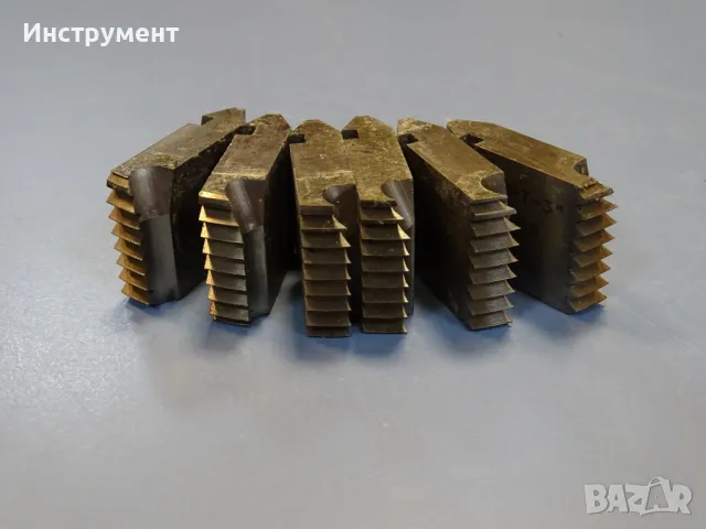 Нож резбонарезен NPT-3" HSS комплект за резбонарезна глава