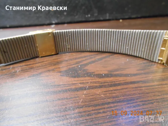 Gold color Watch Strap 20mm, снимка 5 - Каишки за часовници - 47609935