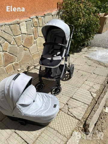 Бебешка количка 3 в 1 Kikka Boo Thea, снимка 3 - Детски колички - 51741430