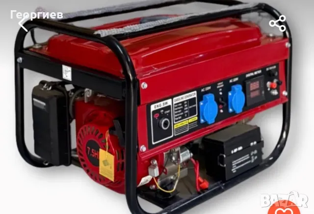 Генератор за ток 3.5 кв. бензинови нови 