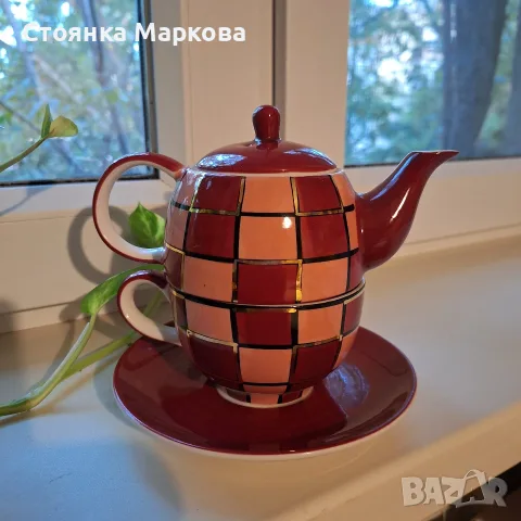 Комплект за чай от 3 части-CHA CULT-Тайланд, снимка 4 - Сервизи - 55884679