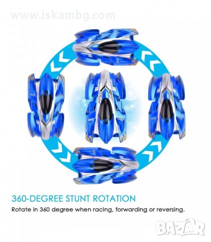 КОЛА ВЪРВЯЩА ПО СТЕНИ И ТАВАНИ ZERO GRAVITY - код 0710, снимка 3 - Електрически играчки - 34074804