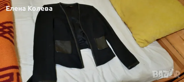 Тъмно дамско сако, снимка 3 - Сака - 49453092