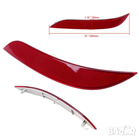 Рефлектори светлоотразители за броня на БМВ Е60 BMW 5 Series E60 2 броя , снимка 5 - Аксесоари и консумативи - 44634208