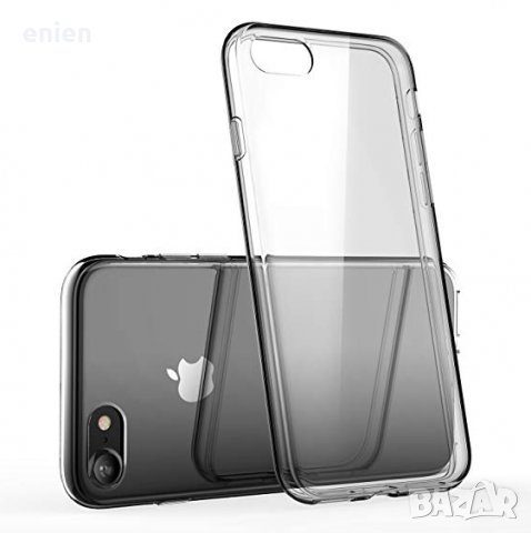 Тънък силиконов кейс за iPhone 7 Plus, 8 Plus / прозрачен, снимка 1