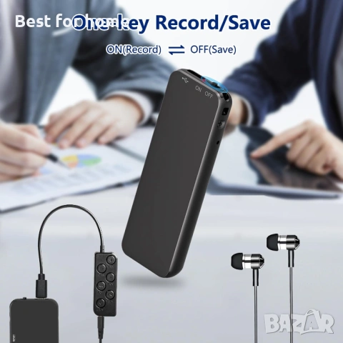 Vivaniir 40H , 64GB цифров диктофон с гласово активиране, снимка 5 - Други - 53753444