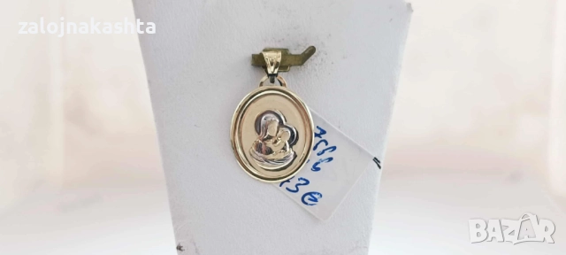 Нова Златна икона-0,77гр/14кр, снимка 2 - Колиета, медальони, синджири - 52164677