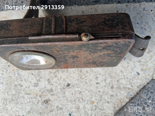 старо немско командирско фенерче, снимка 4 - Антикварни и старинни предмети - 53475948