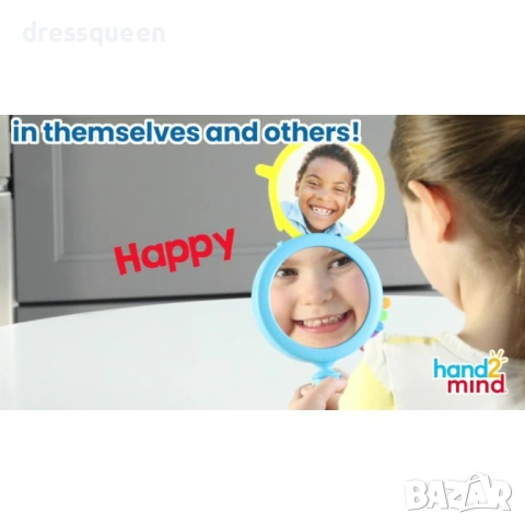 4667 Детски комплект огледала за откриване на 6 емоции с картинки, снимка 2 - Образователни игри - 53823170