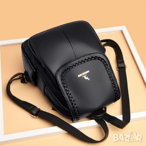 Дамска раница Hera Black, снимка 5 - Раници - 41478973