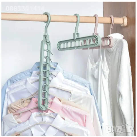 Иновативна закачалка за дрехи , снимка 3 - Закачалки - 47490961