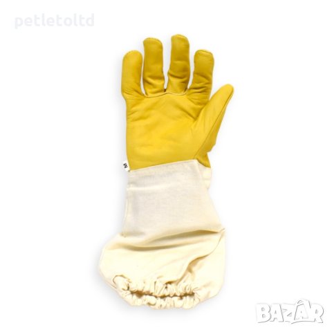 Пчеларски ръкавици от естествена кожа, снимка 1 - За пчели - 28172138