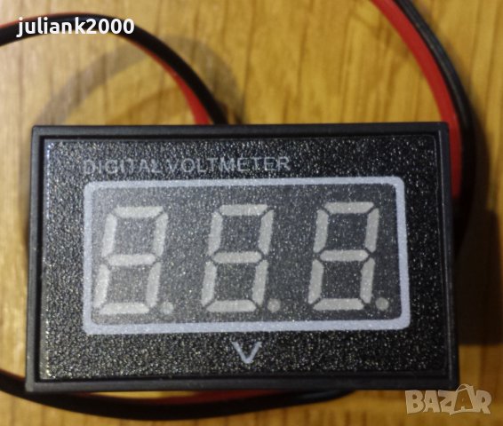 Дигитален волтметър водонепроницаем до 30 В