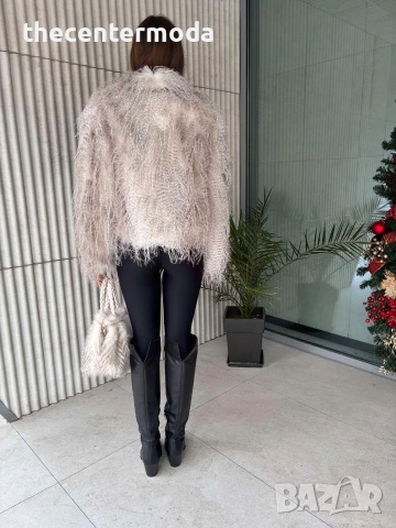 Дамско бежаво палто , снимка 3 - Палта, манта - 52886584