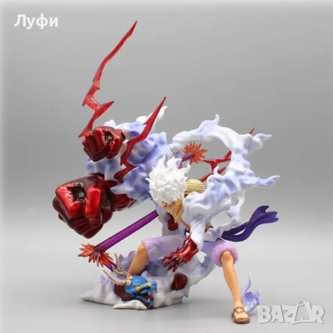Аниме Фигурка Луфи Luffy Gear 5 One Piece, снимка 2 - Колекции - 50283970
