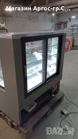 Сладкарска хладилна витрина 120х77, снимка 13 - Витрини - 38140641