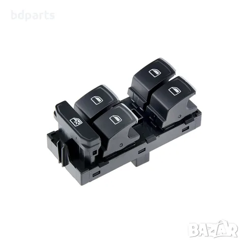 Бутон ключ за стъкла, Volkswagen, VW Passat B8, Golf 7, Polo 6, Хром