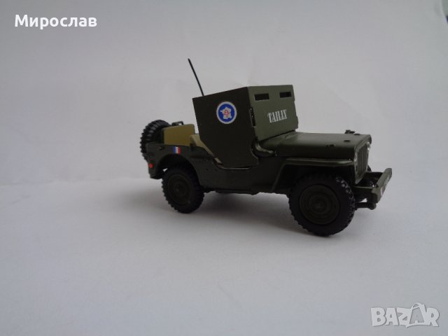  VICTORIA 1/43 JEEP WILLYS ИГРАЧКА КОЛИЧКА ВОЕНЕН МОДЕЛ ДЖИП, снимка 3 - Колекции - 44349883