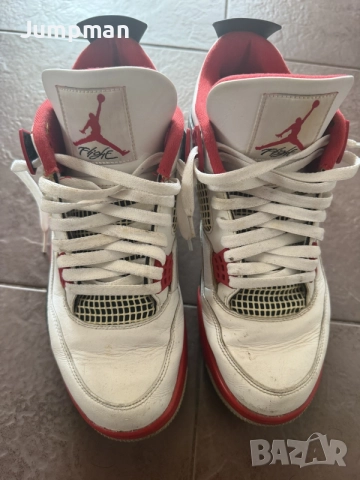 jordan 4 fire red, снимка 6 - Маратонки - 55767749