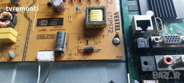 POWER BOARD, 17IPS72 for TELEFUNKEN 43UB8200, дисплей VES430QNDL-2D-U11, снимка 2 - Части и Платки - 40137398
