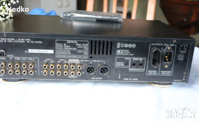 Denon PRA-1500 предусилвател, снимка 3 - Ресийвъри, усилватели, смесителни пултове - 40430104