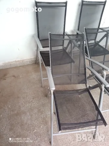 сгъваем стол, ПОДСИЛЕН за ТЕЖКИ, ЕДРИ ХОРА, шезлонг за плаж, сгъваем стол с много позиции, снимка 13 - Градински мебели, декорация  - 49779149