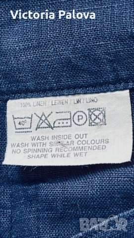 Ултра модерен ленен панталон JACKPOT BY CARLI GRY, снимка 13 - Панталони - 52085720