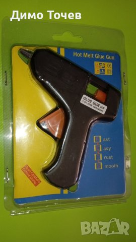 мини пистолет за горещ силикон