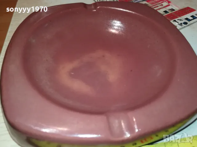 ГОЛЯМ КЕРАМИЧЕН ПЕПЕЛНИК 1405251425, снимка 12 - Антикварни и старинни предмети - 50285808