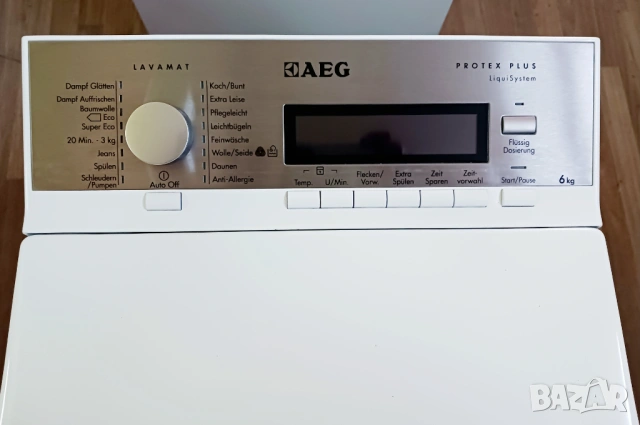 Пералня с горно отваряне и пара  AEG PROTEX PLUS  - 6 кг, снимка 4 - Перални - 53123317