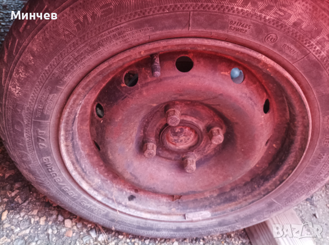 2бр.железни джанти с гуми 4х108 13"