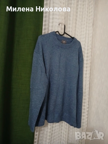 Голям нов мъжки пуловер Л
