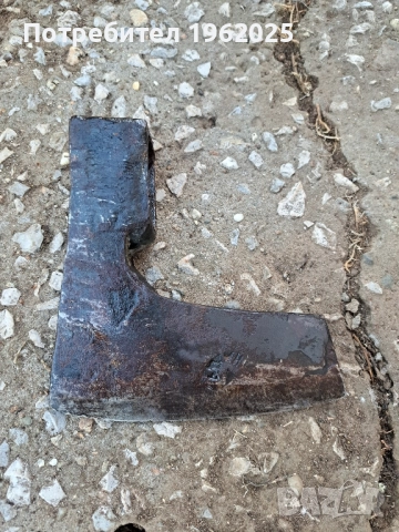 Стара българска кована брадва, снимка 2 - Антикварни и старинни предмети - 51738534