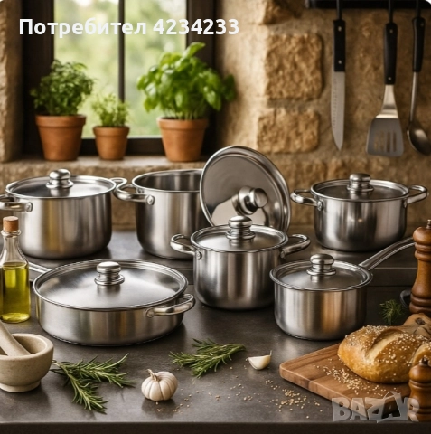 комплект тенджери 