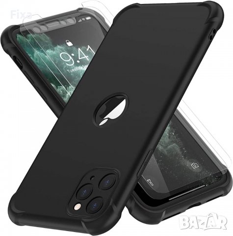 “ORETECH” 360° кейс за iPhone 11 Pro MAX, и [2 бр. Стъклени протектора]