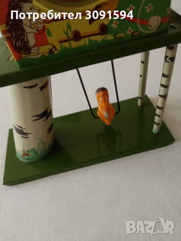 Колекционерска рядко срещана навиваща се къщичката с приказен часовник СССР - 1960 г. с катерица на , снимка 8 - Антикварни и старинни предмети - 44296422