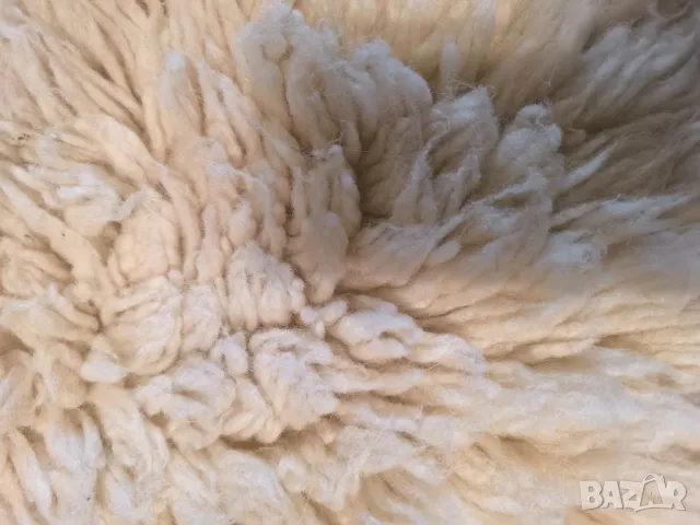 вълнен китеник бял с размери 175/65 см 2 броя , снимка 4 - Други - 50051887
