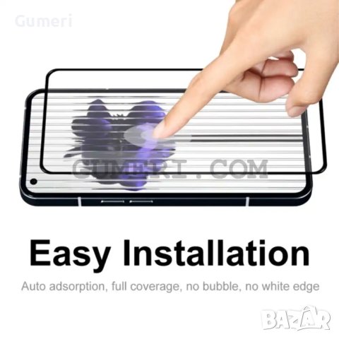Nothing Phone (2) Стъклен Протектор За Целия Дисплей Full Glue, снимка 4 - Фолия, протектори - 42209939